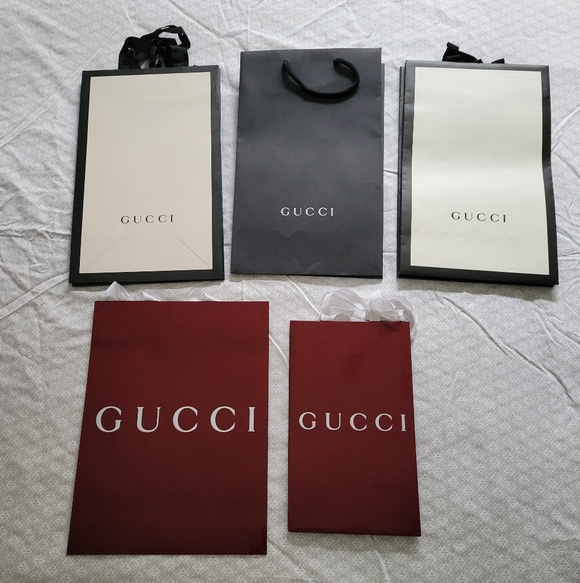 various brands Handbags - SOLD -Designer paper shopping bags $5 Each